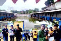 Acara berlangsung di pemancingan GS Desa Gunungmanik, Kecamatan Talaga, Kabupaten Majalengka. Jumlah peserta 42 orang, ikan yang ditanam 1 kwintal ( Dok.Hariansumedang.com / Abdul Haris )