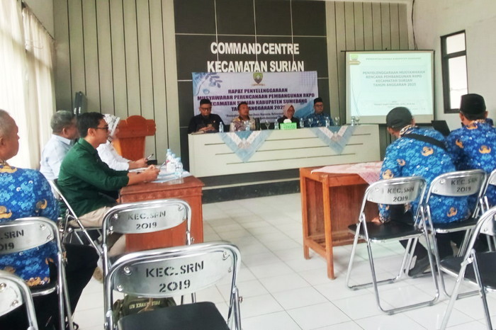 Musyawarah Perencanaan Pembangunan Kecamatan Surian Untuk Tahun 2025 Dihadiri Anggota DPRD ( Dok.Hariansumedang.com / Priadi )