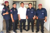 Ketua Apdesi Sumedang, Welly Sanjaya menerima kunjungan Pengurus SIMPe ( Dok.Hariansumedang/ Dody )