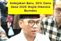 Peraturan Nomor 3 tahun 2025, disebutkan Dana Desa (DD) paling rendah 20 persen digunakan. untuk penyertaan modal BUMDes atau BUMDesma menuai polemik. ( Foto : Instagram )