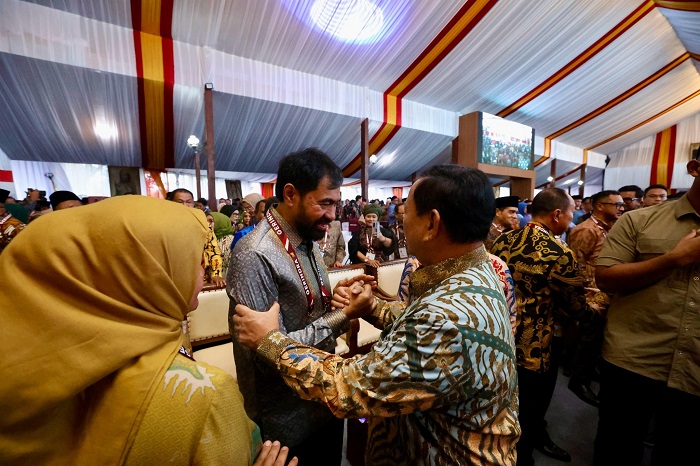 Silaturahmi Koalisi Indonesia Maju di Padepokan Garuda Yaksa, Hambalang, Bogor, Jawa Barat. (Dok. Tim Media Prabowo)