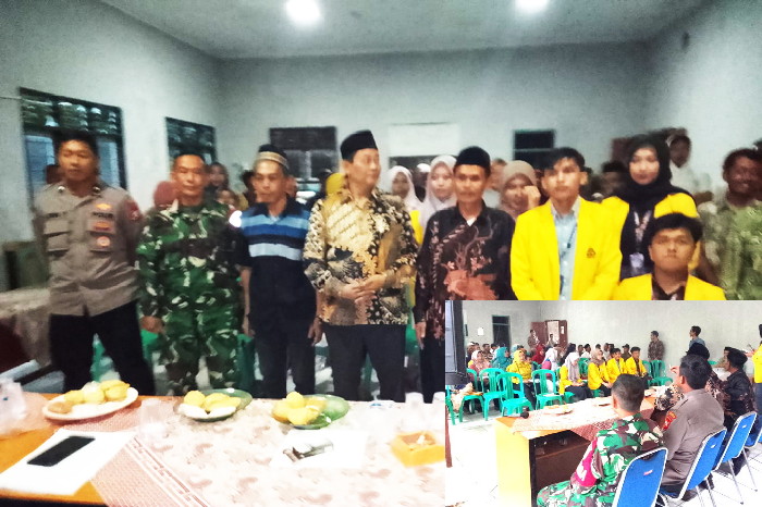 Kegiatan tersebut dihadiri Kepala Desa beserta Perangkatnya, Babinsa, Babinkamtibnas, seluruh anggota BPD dan tokoh masyarat Desa Suriamukti serta mahsiswa-mahasiswa yang sedang KKN di Desa Suriamuti ( Dok.Hariansumedang.com / Endang )