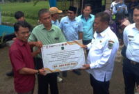 Lounching PJBI tadi dipusatkan di ruas jalan Bongas Bantarwaru, tepatnya di Desa Loji Kobong Kecamatan Sumberjaya (Dok.Hariansunedang.com / Abdul Garis )