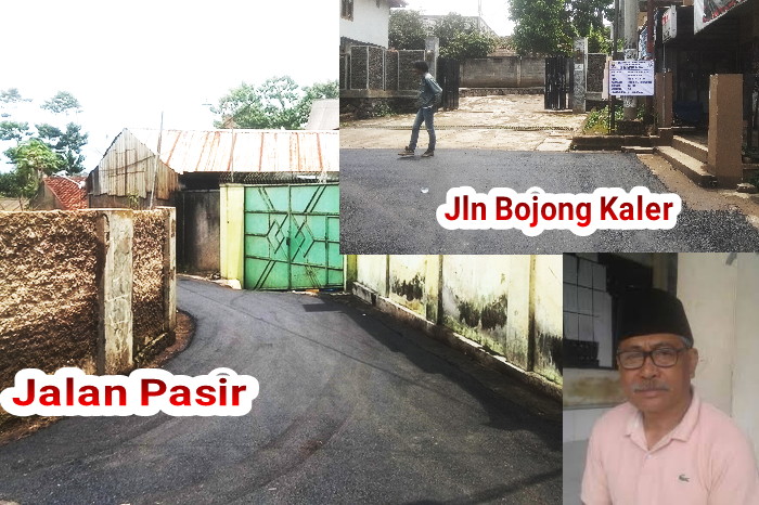 Pemdes Margajaya Kecamatan Tanjungsari Hotmix Jln Bojong Pangkalan dan Jln Dusun Pasir ( Dok.Hariansumedang.com / Tatang Tarmedi )