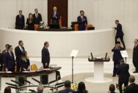 Presiden Prabowo Subianto saat berpidato di depan Parlemen Turki di Ankara. (Dok. Tim Media Prabowo)