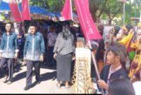 Acara pelepasan kelas VI dan kenaikam kelas di SDN Margamulya Kecamatan Ujungjaya berlangsung meriah ( Dok.Hariansumedang.com / Abdul Haris )