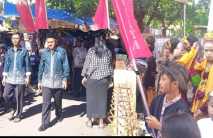 Acara pelepasan kelas VI dan kenaikam kelas di SDN Margamulya Kecamatan Ujungjaya berlangsung meriah ( Dok.Hariansumedang.com / Abdul Haris )