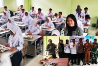 Acara digelar di Mts Negeri 5 Sumedang Jalan Rd Ali Sadikin Ujungjaya pukul 9.30 sampai dengan selesai, dibuka langsung Camat Ujungjaya Gun Gun Nugraha,S.Sos.,M.Si.( Dok.Hariansumedang.com / Abdul Haris )