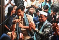 Sekretariat PMII Sumedang diresmikan Menteri Perencanaan Pembangunan Nasional (PKP) Maruarar Sirait bersama Bupati Sumedang Dony Ahmad Munir. ( Dok.Hariansumedang.com / Siti Kowati )