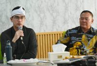 Wakil Bupati Fajar Aldilla dan Kepala Badan Kesbangpol Asep Tatang Sujana ( Dok.Hariansumedang.com / Siti )