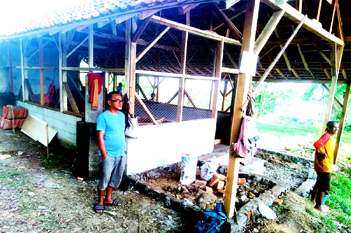 Penyertaan modal tadi digunakan untuk pembelian Kambing 36 ekor dan kandangnya. ( Dok.Hariansumedang.com / Supriadi )