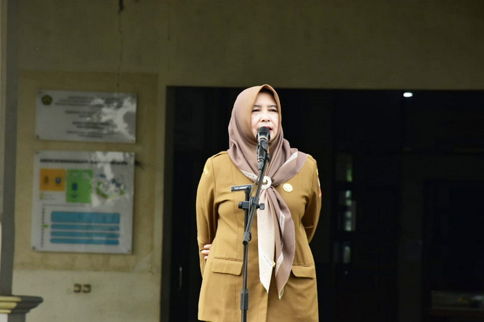 Namun di balik apresiasi itu, Tuti menyoroti tingkat kehadiran ASN yang belum maksimal. ( Dok.Hariansumedang.com / Siti )