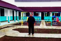 Pembangunan unit sekolah baru (USB) TK Negeri Sartika merupakan hasil bantuan dari Kementerian Pendidikan Dasar dan Menengah (Kemendikdasmen) RI pada tahun anggaran 2025. ( Dok.Hariansumedang.com / Teguh )