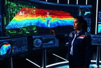 Visualisasi data seismik 3D yang kompleks, dengan algoritme AI yang menyoroti potensi cadangan minyak dan gas (aici-umg.com)