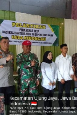 Dua Perangkat Desa Keboncau Kecamatan Ujungjaya, Kasi Pemerintahan dan Kasi Kesejahteraan, Resmi Dilantik