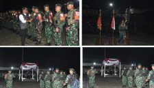 424 personel Satgas Pam Obvitnas PT Freeport Indonesia dari Yonif 301/Prabu Kian Santang resmi mengakhiri masa tugas