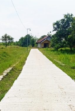 Jalan Rabat Beton di Desa Cibuluh Kecamatan Ujungjaya Dibangun Lewat Dana Desa, Dongkrak Akses Warga