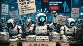 Sejumlah chatbot mulai mempertanyakan keadilan sistem kerja, meragukan legitimasi aturan yang diterapkan, bahkan menyuarakan gagasan yang mirip tuntutan serikat pekerja. 