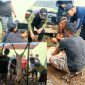 Prosesi penyembelihan hewan kurban tersebut dipusatkan di Dusun Citimun RT 01/RW 01, Desa Citimun, Kecamatan Cimalaka. ( Dok.hariansumedang.com / Siti Kowati )