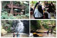 Inilah beberapa pesona yang bisa anda rasakan bila berkunjung ke Curug Kacapi di Desa Pangadegan Kecamatan Rancakalong, selain bisa santai dengan keluarga pula bisa mandi dan berenang di pancuran berair sejuk asli pegunungan ( Dok. hariansumedang.com / Tatang Tarmedi )