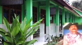 Inilah salah satu sisi bangunan SD Negeri Citali Kecamatan Pamulihan dan insert Sang Nakhoda Erawan Sukarya yang memimpin dengan hati