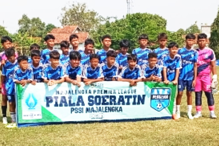 PSSI Majalengka menggelar Piala Suratin Piala Soeratin ( Majalengka Premier League ) untuk kelompok U-13 dan U-15 yang diikuti 11 klub  di  lapangan sepak bola Pakuwom Desa Karangsambung Kecamatan Kadipaten Majalengka ( Dok. Hariansumedang.com / Abdul Haris Nasution ) 