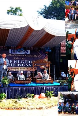 Lengser Jadi Saksi 86 “Garuda Muda ” SMPN 3 Tanjungsari Dilepas Mengejar Mimpi Jadi POLISI, TNI, BUPATI