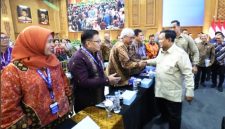Presiden Prabowo saat menutup acara Sarasehan Kebangsaan Konvensi Sains, Teknologi, dan Industri Indonesia di Jakarta Convention Center  (Badan Komunikasi Pemerintah (Bakom) RI)