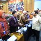 Presiden Prabowo saat menutup acara Sarasehan Kebangsaan Konvensi Sains, Teknologi, dan Industri Indonesia di Jakarta Convention Center  (Badan Komunikasi Pemerintah (Bakom) RI)
