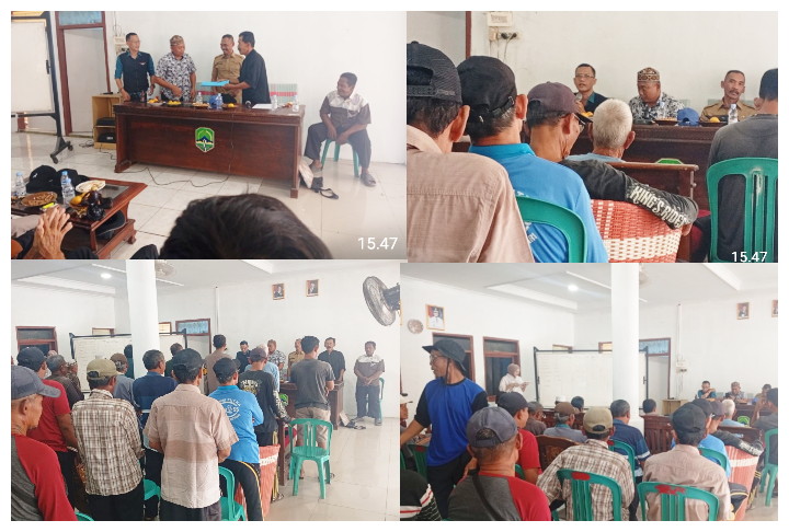 Dalam sambutannya, Kepala Desa Babakan, Komarudin, S.Pd.I., S.H., menegaskan komitmen pemerintah desa dalam menerapkan asas keterbukaan publik pada setiap tata kelola aset desa. ( Dok. Harian Sumedang / Abdul Haris )