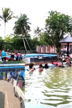 Wisata Cipanas Cileungsing Sumedang Dipadati Pengunjung Liburan, Suguhkan Air Panas Alami dan Pesona Alam