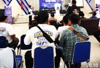 Berlangsung khidmat di Gedung Pemuda Kabupaten Garut yang berlokasi di Kompleks Kerkof, Garut, pengurus Boboko Distrik Garut dikukuhkan ( Dok  hariansumedang com / Jatnika )