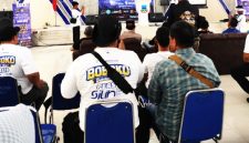 Berlangsung khidmat di Gedung Pemuda Kabupaten Garut yang berlokasi di Kompleks Kerkof, Garut, pengurus Boboko Distrik Garut dikukuhkan ( Dok  hariansumedang com / Jatnika )
