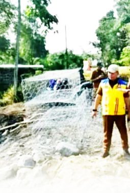 Jembatan Beureum Mulai Diperbaiki, Akses Conggeang – Ujungjaya Segera Normal Kembali