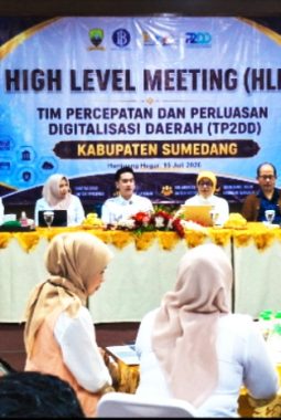 Sumedang Akselerasi Digitalisasi Transaksi hingga Tingkat Desa Melalui HLM TP2DD 2026