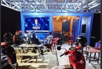 Suasana di Garasi Persib Sumedang Desa Baginda menjelang bergulirnya Piala Presiden