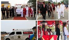 Seremoni penyerahan bantuan dilaksanakan bertepatan dengan peringatan HUT ke-81 Kemerdekaan Republik Indonesia, Senin (17/8), bertempat di PPS, Jalan Prabu Gajah Agung No. 9, Sumedang