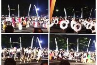 Kehadiran ragam permainan tradisional seperti sapintrong (lompat tali) serta parade 25 pasang egrang menjadi daya tarik tersendiri. ( Dok. Harian Sumedang / Tatang Tarmedi )