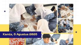 Salah satu status WA-nya yang masih tayang hingga 7 Agustus 2026 memperlihatkan para siswa mengenakan seragam batik sekolah/seragam khas Jawa Barat sedang melakukan berbagai aktivitas permainan interaktif bersama di lantai kelas, seperti: Menyusun Puzzle: Beberapa siswa terlihat bekerja sama memilah dan menyusun potongan-potongan puzzle. Permainan Papan & Edukatif: Terlihat aktivitas bermain papan (board game) serta permainan kebersamaan lainnya untuk melatih kerja sama tim, kesabaran, dan ketangkasan.

