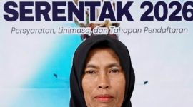 Tati Suryati balon Kades Desa Jingkang Kec. Tanjungmedar Kab. Sumedang ( Dok. Harian Sumedang / Supriadi