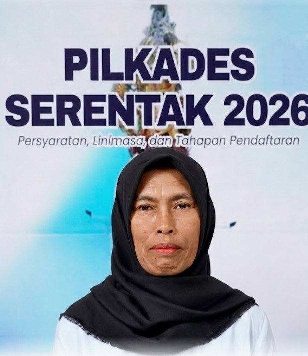Tati Suryati balon Kades Desa Jingkang Kec. Tanjungmedar Kab. Sumedang ( Dok. Harian Sumedang / Supriadi