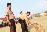 Camat Surian, Ahmad Aradea, S.Pd., membuka jambore ( istimewa )