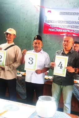 Nomor Urut Calkades Sekarwangi Kecamatan Buahdua Resmi Ditetapkan