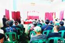 Suasana Rapat Pleno penentuan nomor urut Calon Kepala Desa Ujungjaya ( Dok. Harian Sumedang / Abdul Haris )