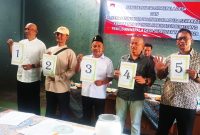Lima kontestan yang berlaga dalam kontestasi ini adalah Ade Mulyadi (nomor urut 1), Sigit (nomor urut 2), H. Ade Nanan/incumbent (nomor urut 3), Wahyudin (nomor urut 4), dan Ade Harto (nomor urut 5).