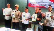 Lima kontestan yang berlaga dalam kontestasi ini adalah Ade Mulyadi (nomor urut 1), Sigit (nomor urut 2), H. Ade Nanan/incumbent (nomor urut 3), Wahyudin (nomor urut 4), dan Ade Harto (nomor urut 5).