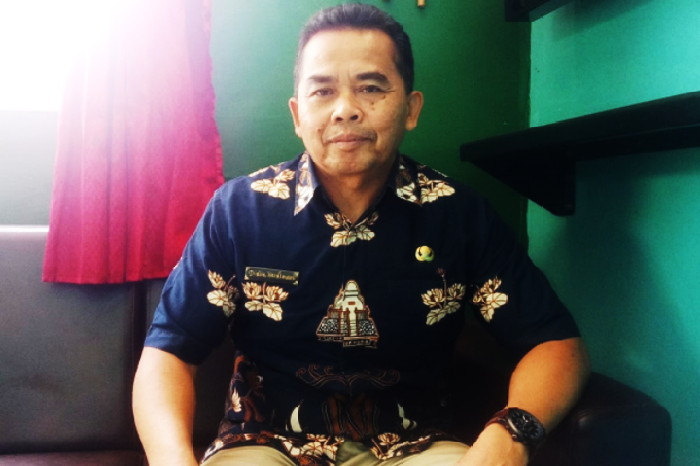 Didin Herdiman, M.Pd Kepala SMPN 4 Pamulihan ( Dok.Harian Sumedang / Tatang Tarmedi )