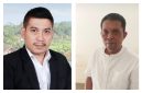 Dalam pengundian tersebut, Dadi Supriyadi (kiri)  mendapatkan nomor urut 1, sedangkan Tatang Suherna (kanan) memperoleh nomor urut 2.