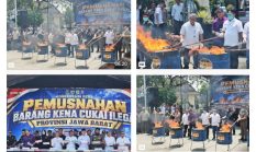 Bea Cukai Jabar Musnahkan 33,89 Juta Batang Rokok Ilegal Senilai Rp50,58 Miliar di Majalengka