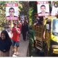 Calon Kades nomor urut 1, Dadi Supriyadi, mengawali masa kampanyenya dengan selalu didampingi istri setianya